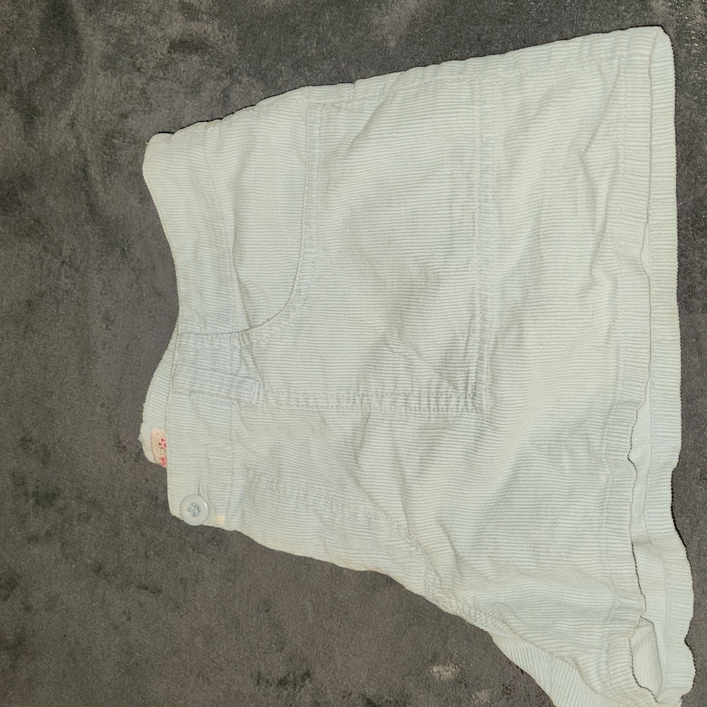 Short shorts corduroy baby blue size 11